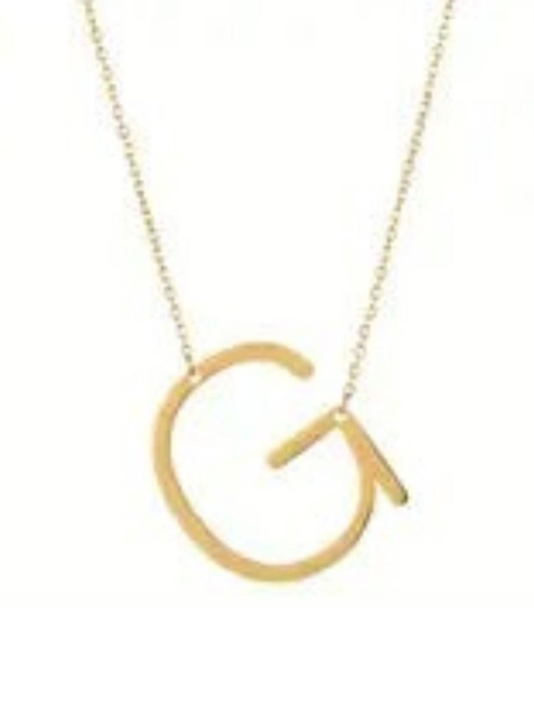 SALTY Stainless Steel Chic Alphabet Golden Chain