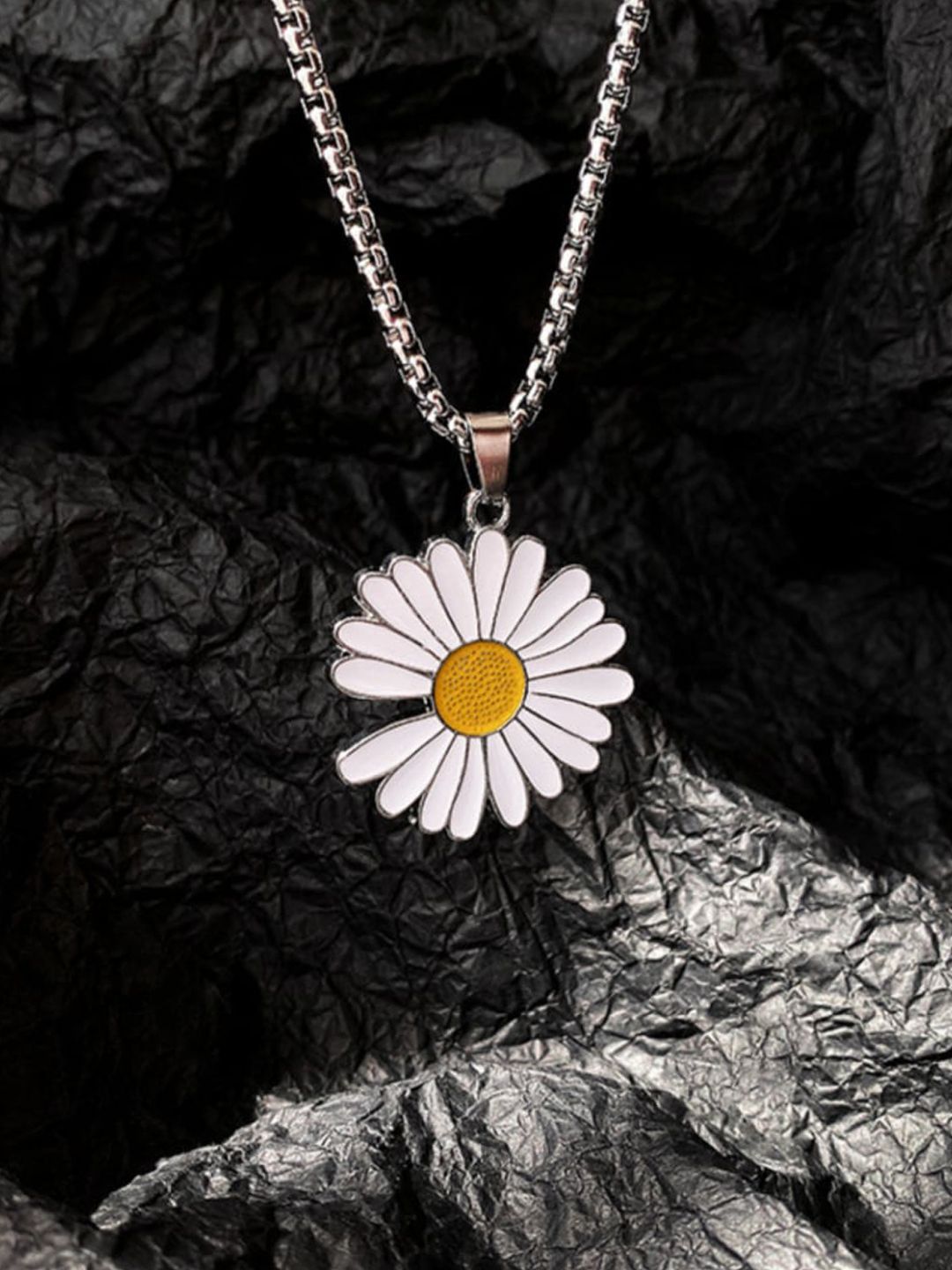 SALTY Stainless Steel Snowdrop Pendants with Chains