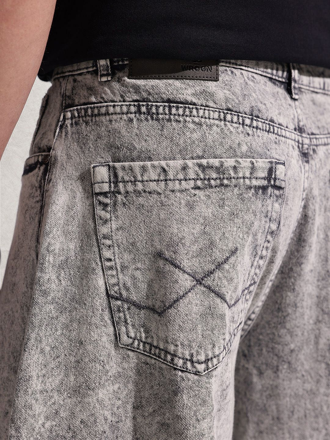 Men Pure Cotton Balloon Fit Heavy Fade Jeans