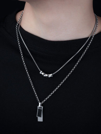 Stainless Steel Silver-Plated Chain