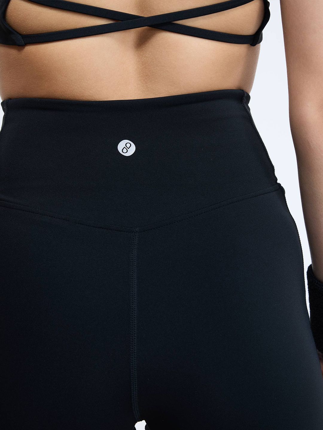 Black Hourglass Booty Shorts