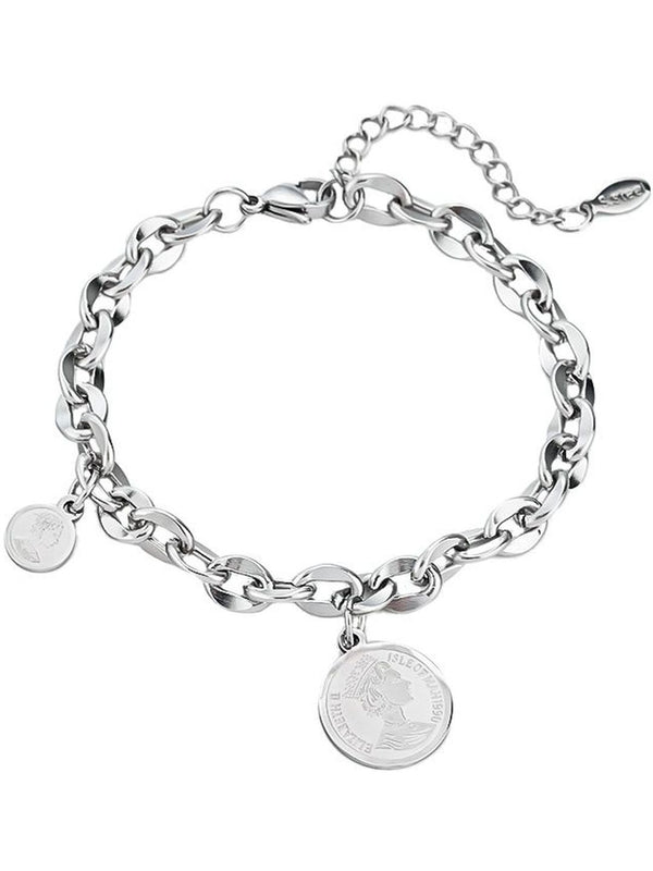 Men Silver-Plated Link Bracelet