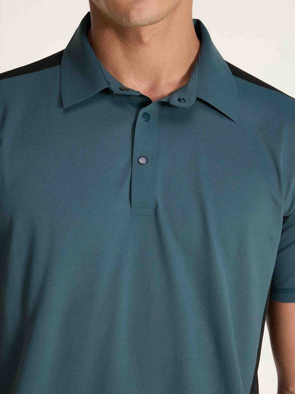 Jade Contrast Bonded Polo