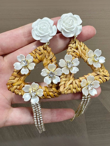 Floral Drop Earrings