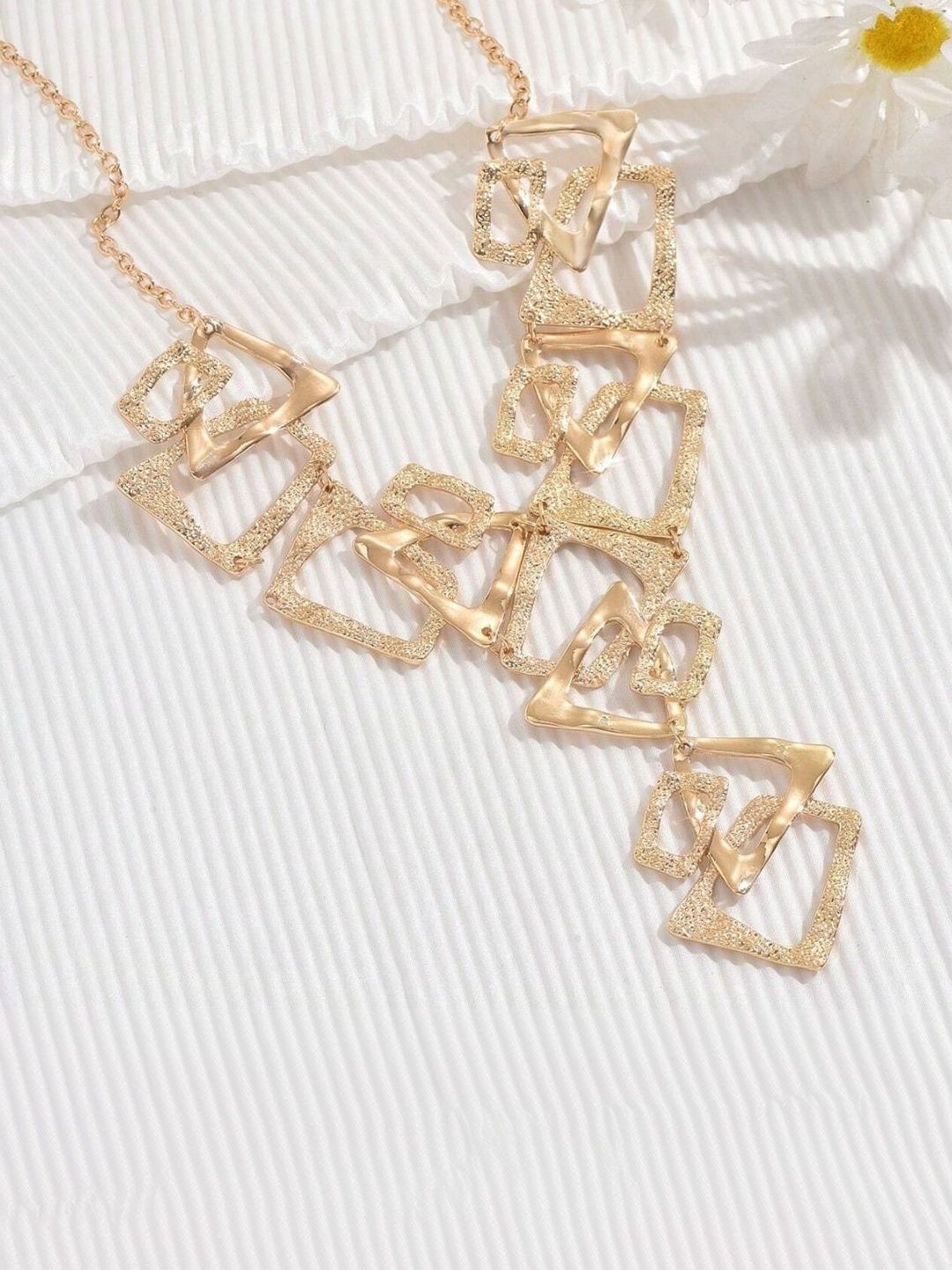 Gold-Plated Enamelled Necklace