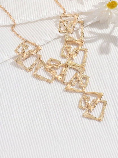 Gold-Plated Enamelled Necklace
