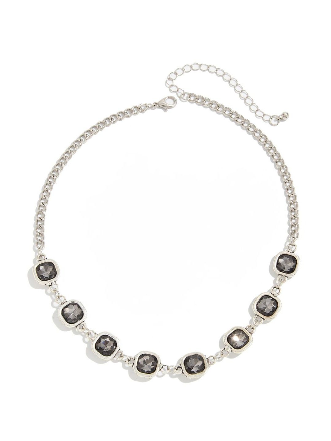 Silver-Plated Enamelled Necklace