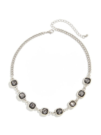 Silver-Plated Enamelled Necklace