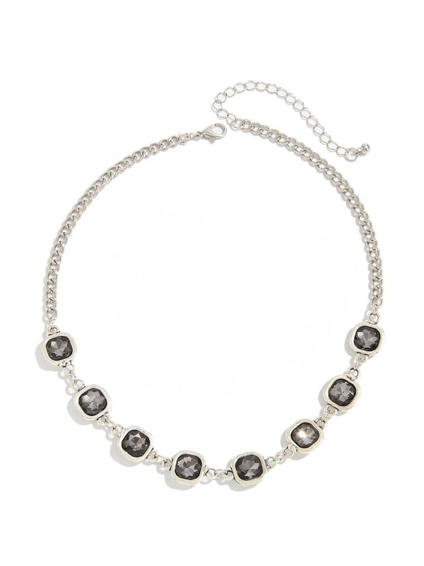 Silver-Plated Enamelled Necklace
