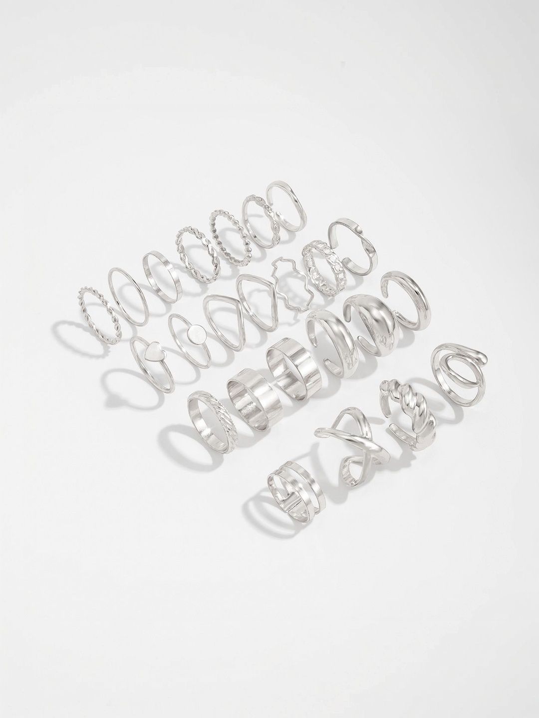 Set Of 24 Gold-Plated Finger Ring
