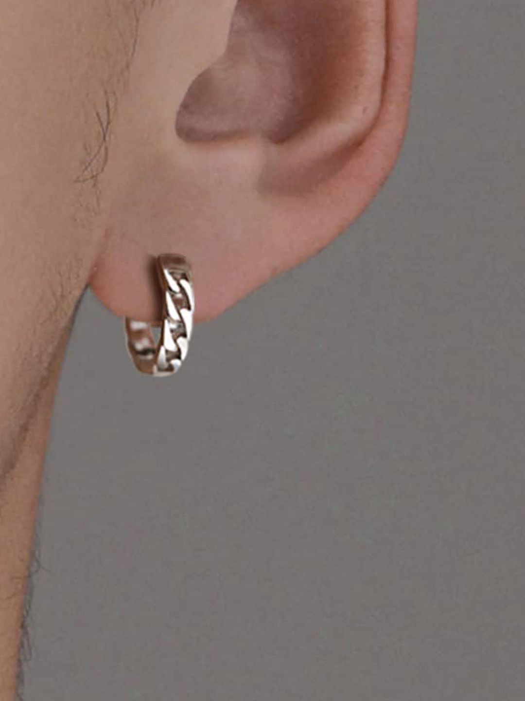 SALTY Men Circular Hoop Earrings