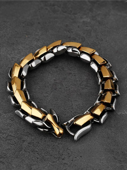 SALTY Men Stainless Steel Link Bracelet