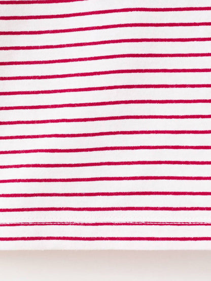 Women Striped Pure Cotton T-shirt