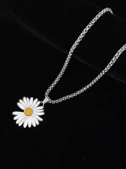 SALTY Stainless Steel Snowdrop Pendants with Chains