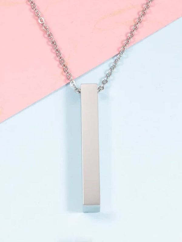 SALTY Street Chic Men Stainless Steel Contemporary Pendant with Chain