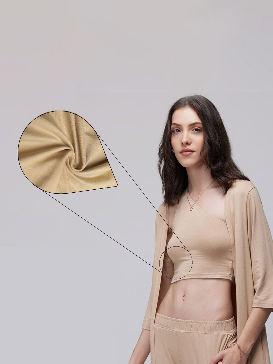 Sand Airy Two-Piece