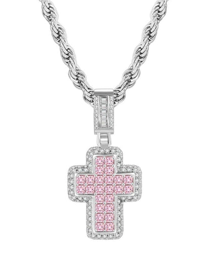 SALTY Men Aesthetic Cross Pendant With Chain