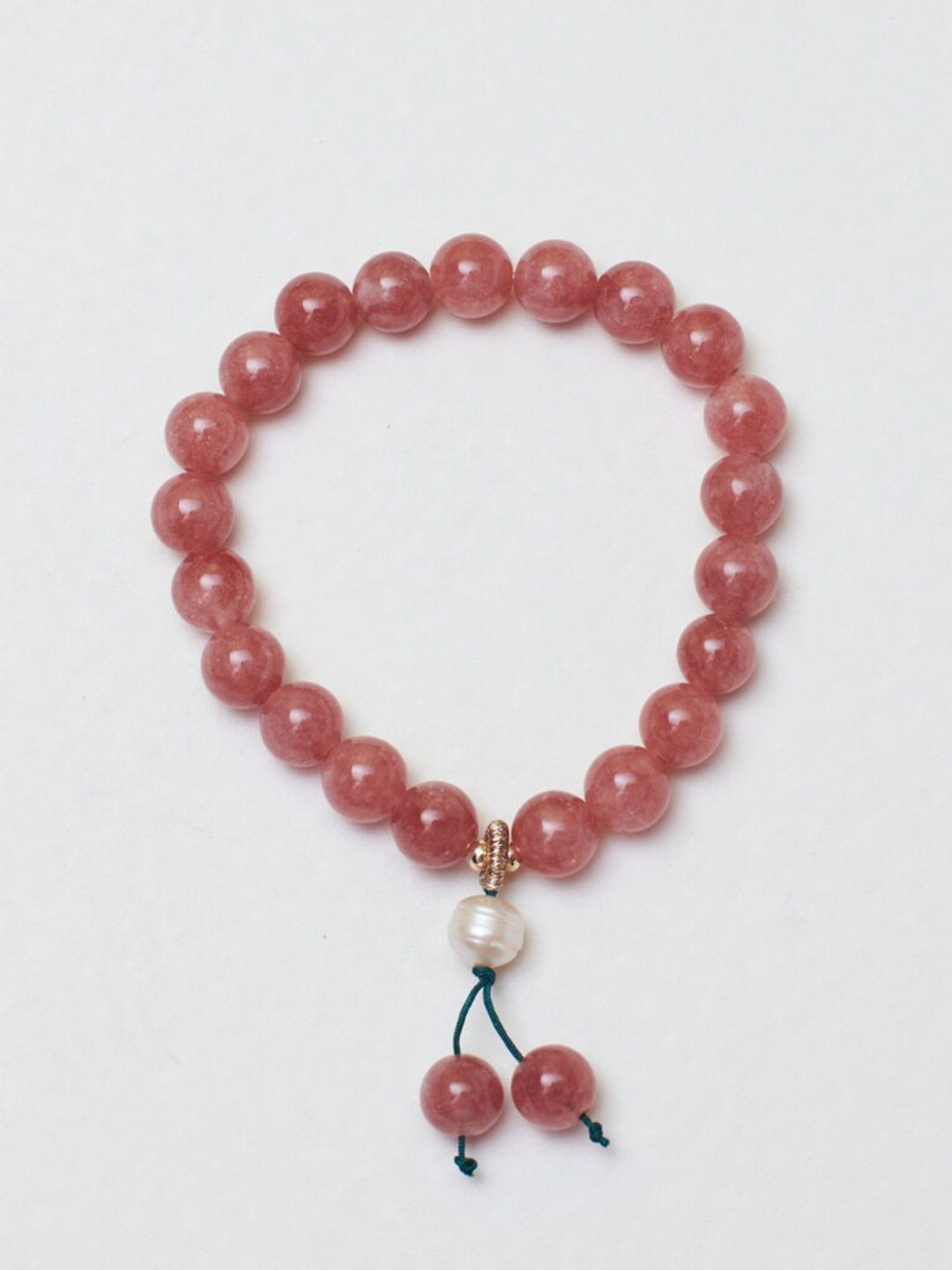 SALTY Crystals Beaded Elasticated Bracelet