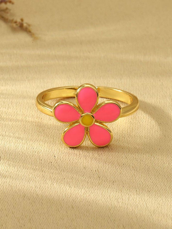 SALTY Floral Bud Finger Ring