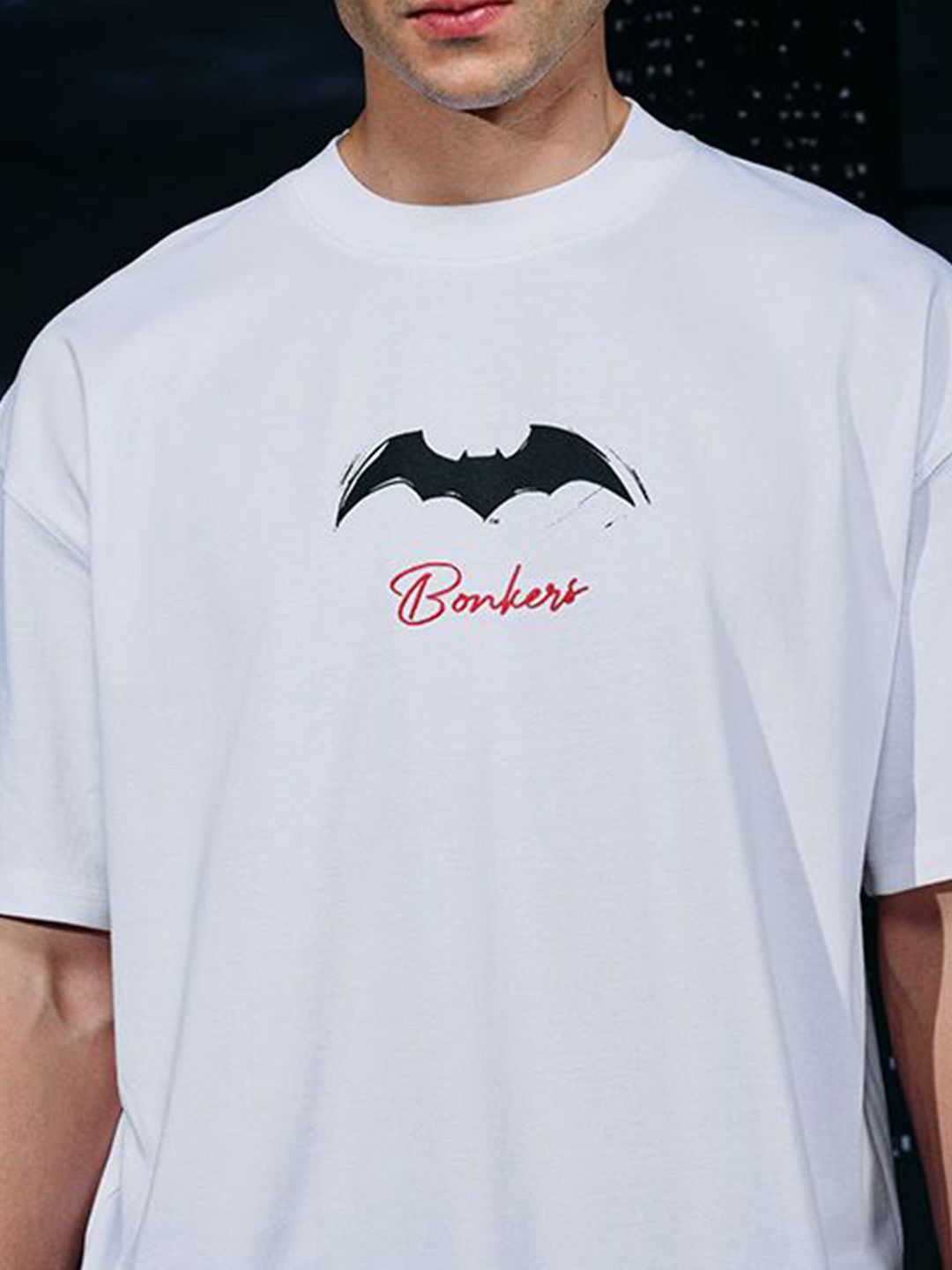 Men Batman Printed Pockets T-shirt