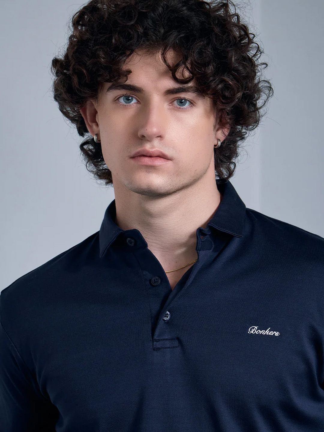 Men Polo Collar Pockets T-shirt