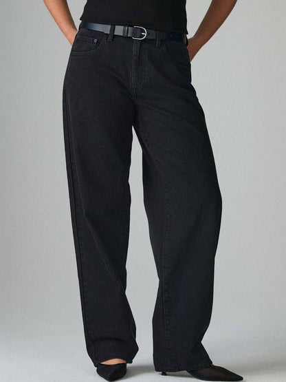 Women Wide Leg High-Rise Jeans