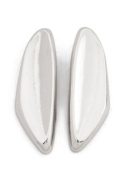 Silver-Plated Contemporary Drop Earrings