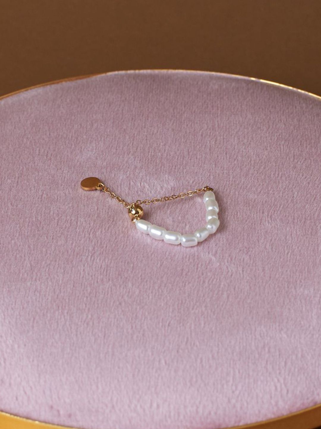 SALTY Set Of 2 Champagne Self-Love & Pearlescent Ring