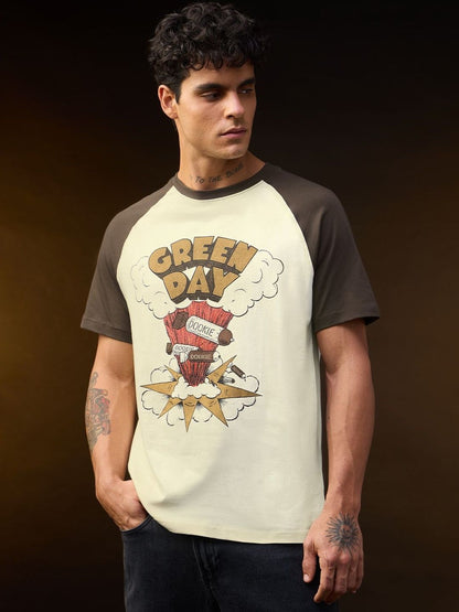 Men Printed Pure Cotton T-shirt