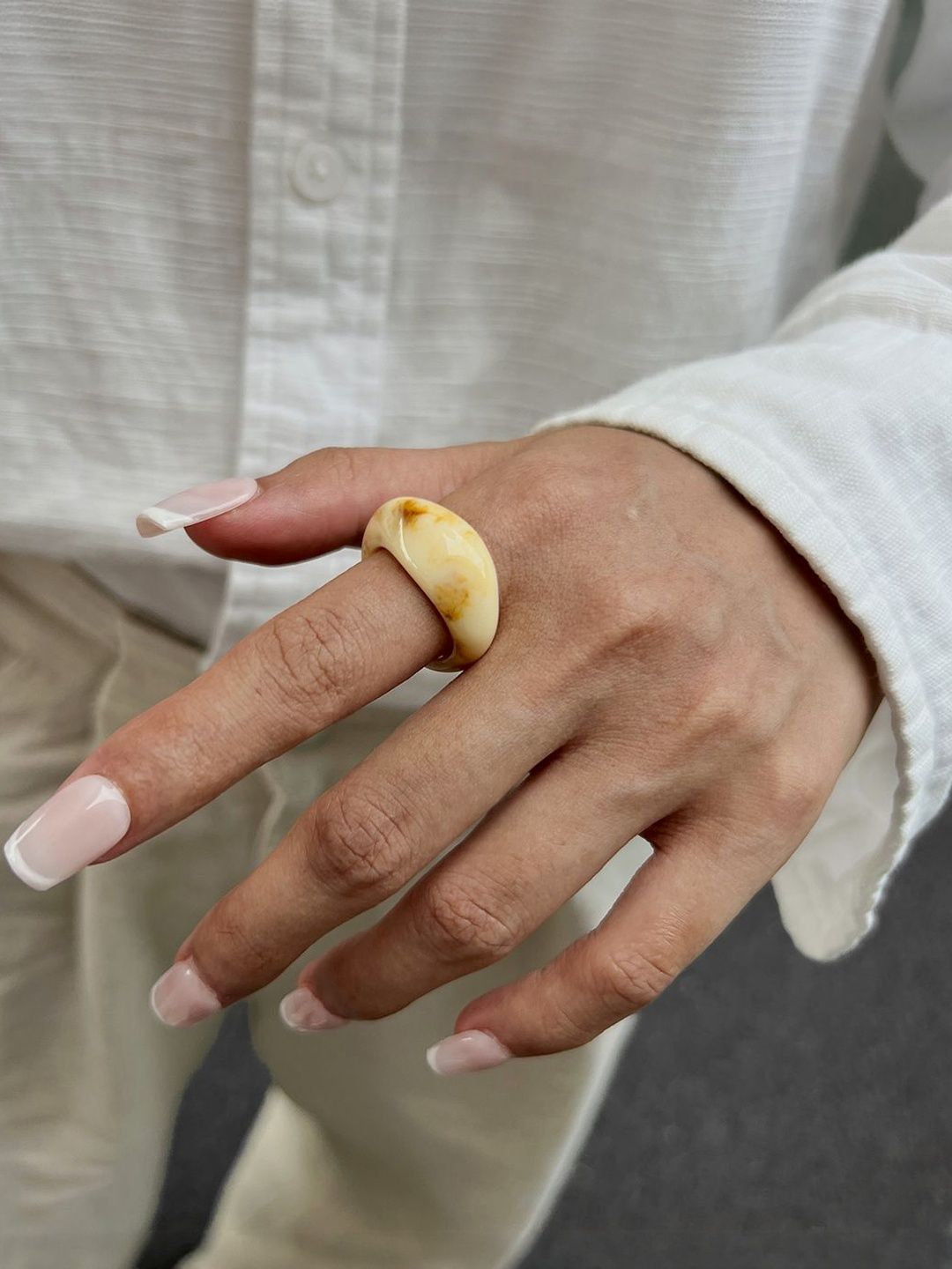 Women Resin Finger Ring