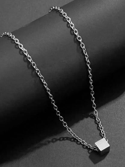 SALTY Men Silver-Plated Chain
