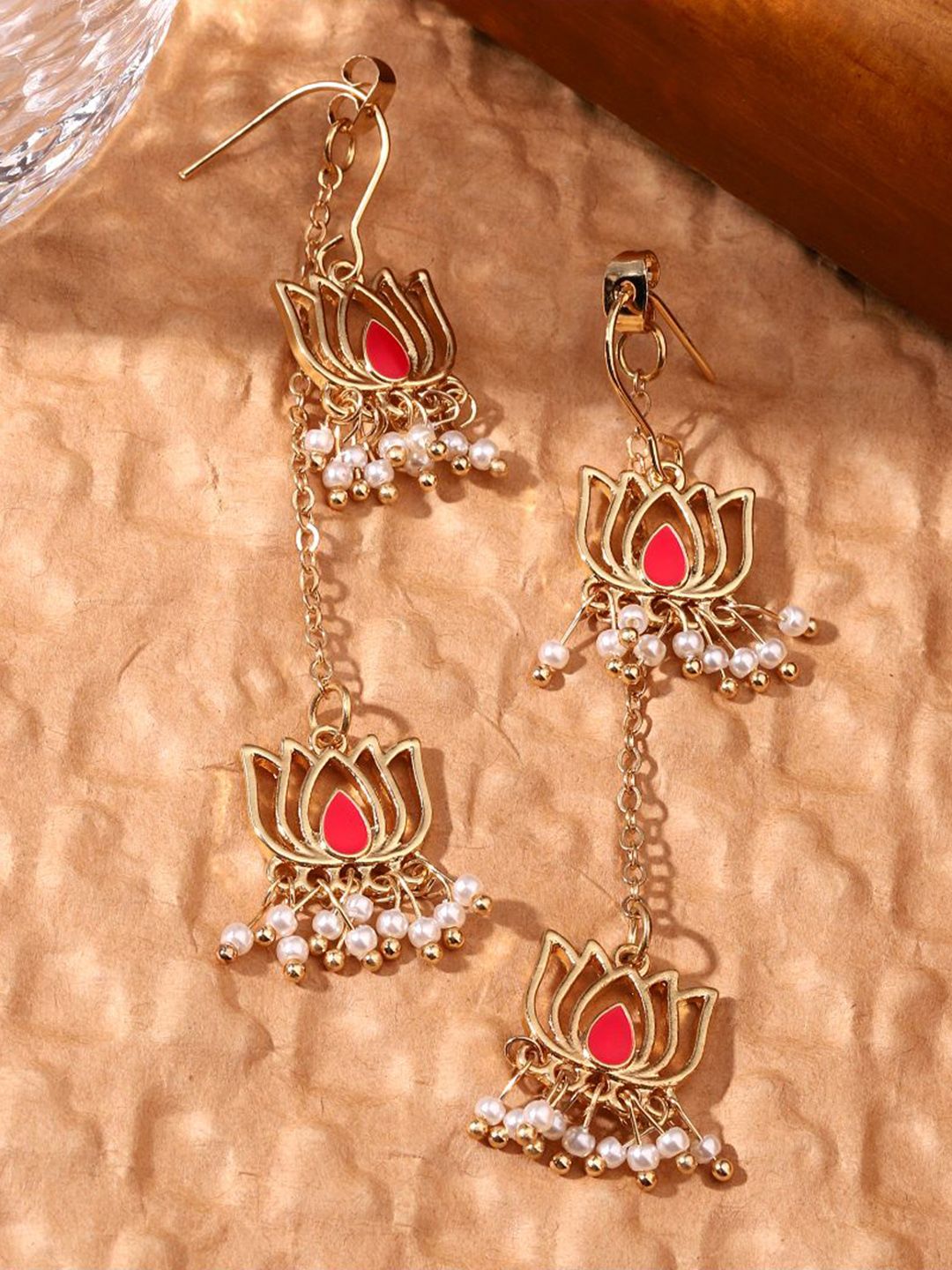 SALTY Contemporary Pearl Drop Earrings