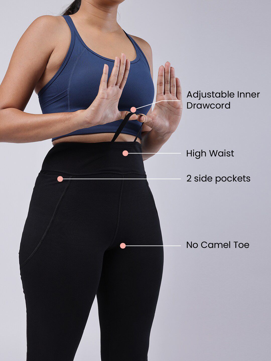 Women Comfort Bootcut High-Rise Trousers