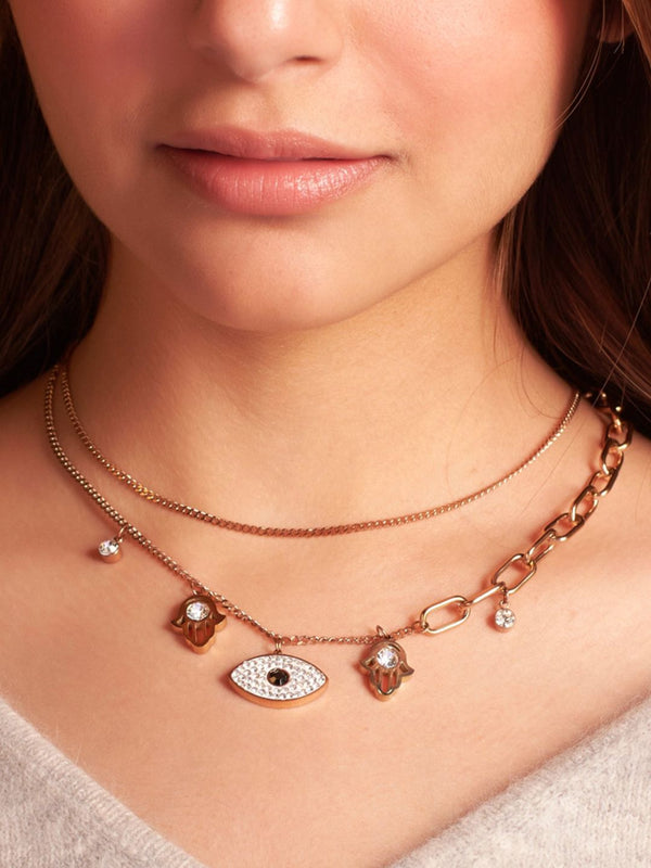 SALTY Gold-Plated Layered Chain