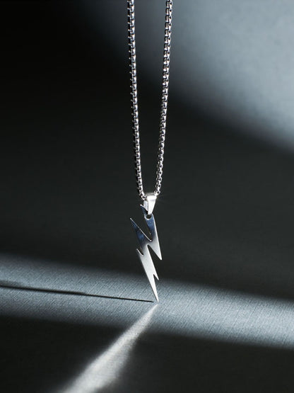 SALTY Voltage Men Stainless Steel Contemporary Pendant with Chain