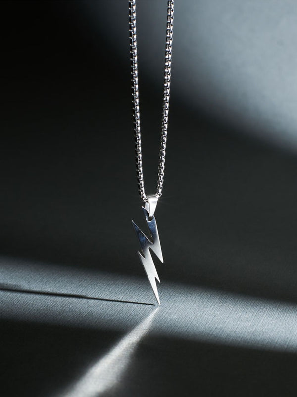 SALTY Voltage Men Stainless Steel Contemporary Pendant with Chain