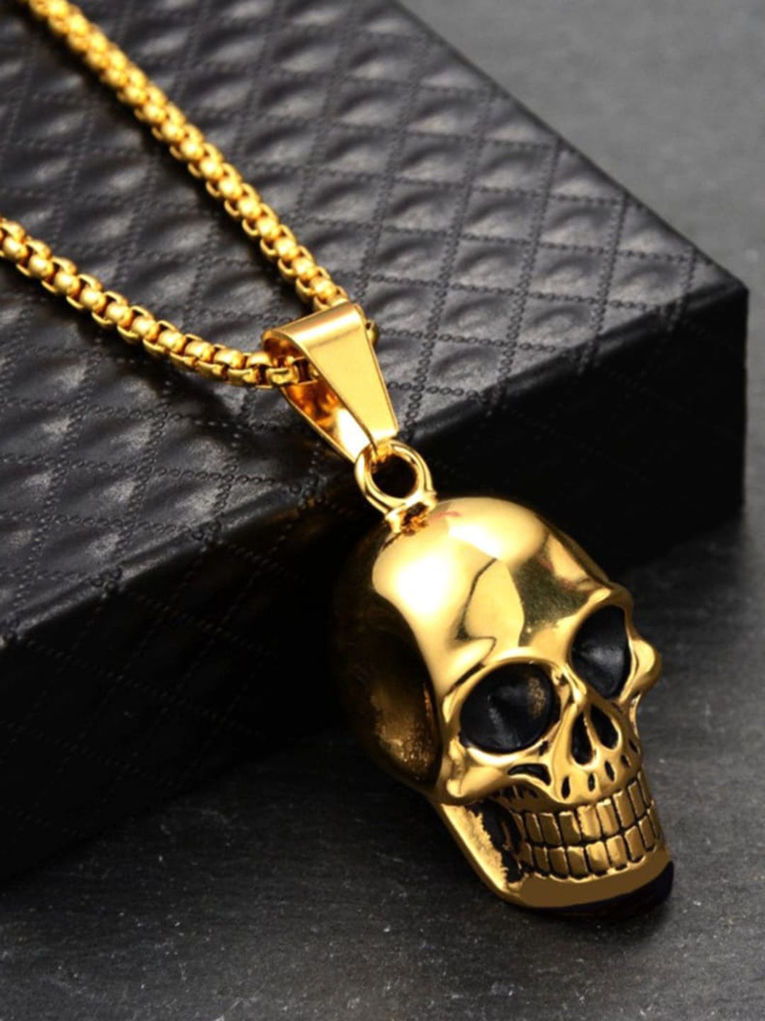 SALTY  Men Stainless Steel Quirky Pendants with Chains