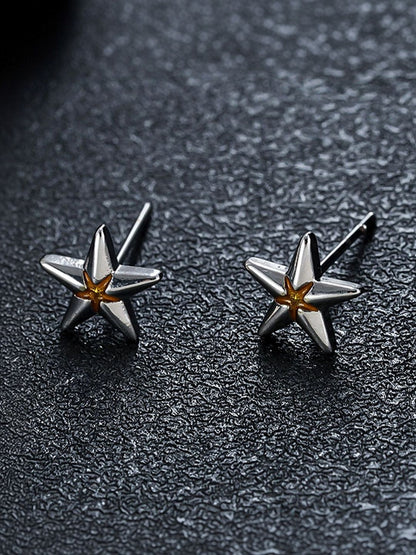 Star Shaped Studs Earrings