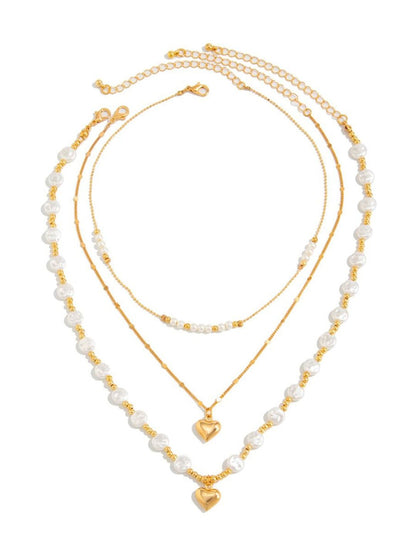 Gold-Plated Layered Necklace