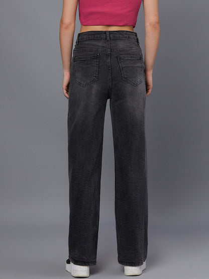 Women Black Jean Light Fade Stretchable Jeans