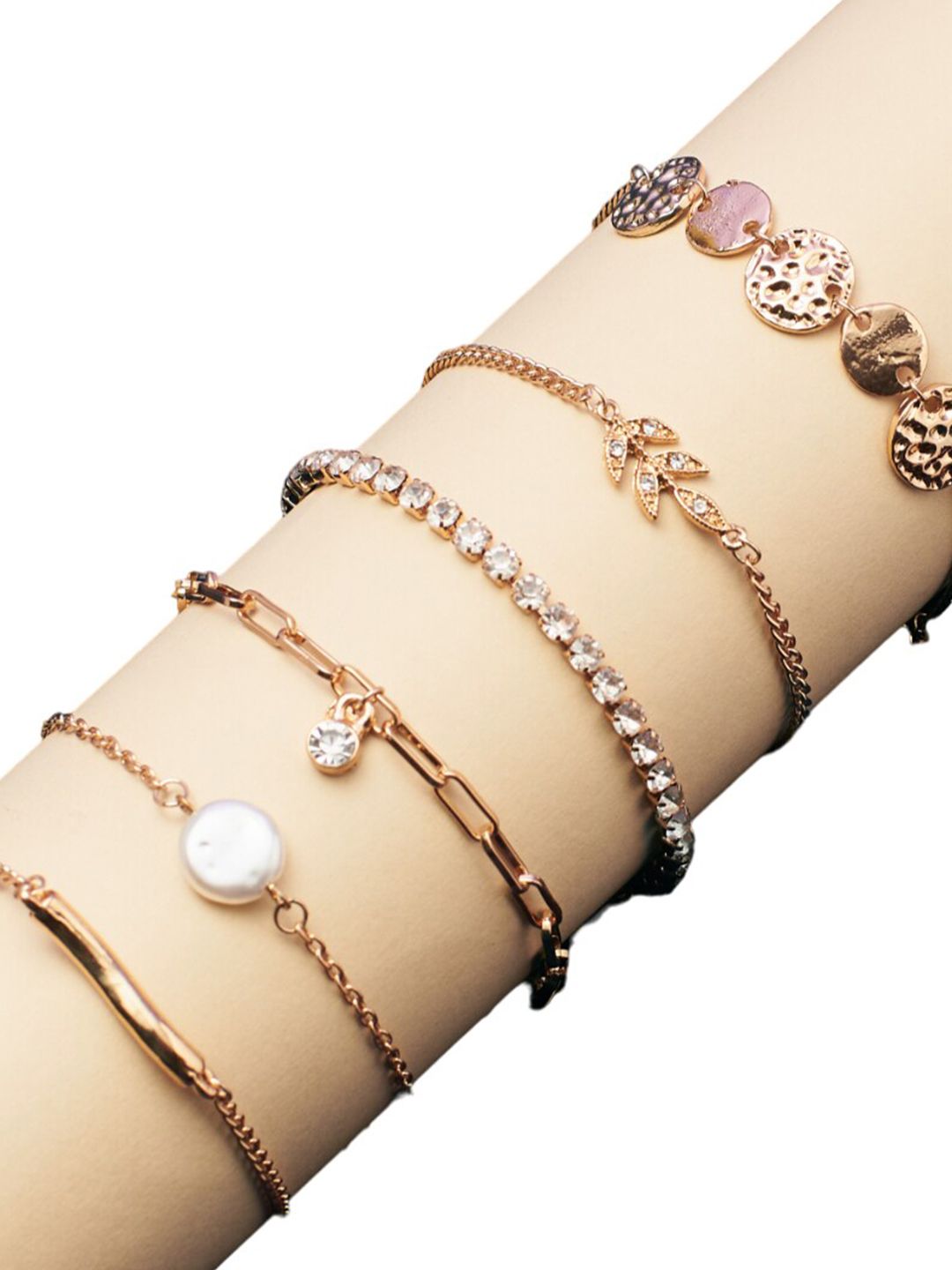SALTY Women 6 Charm Bracelet
