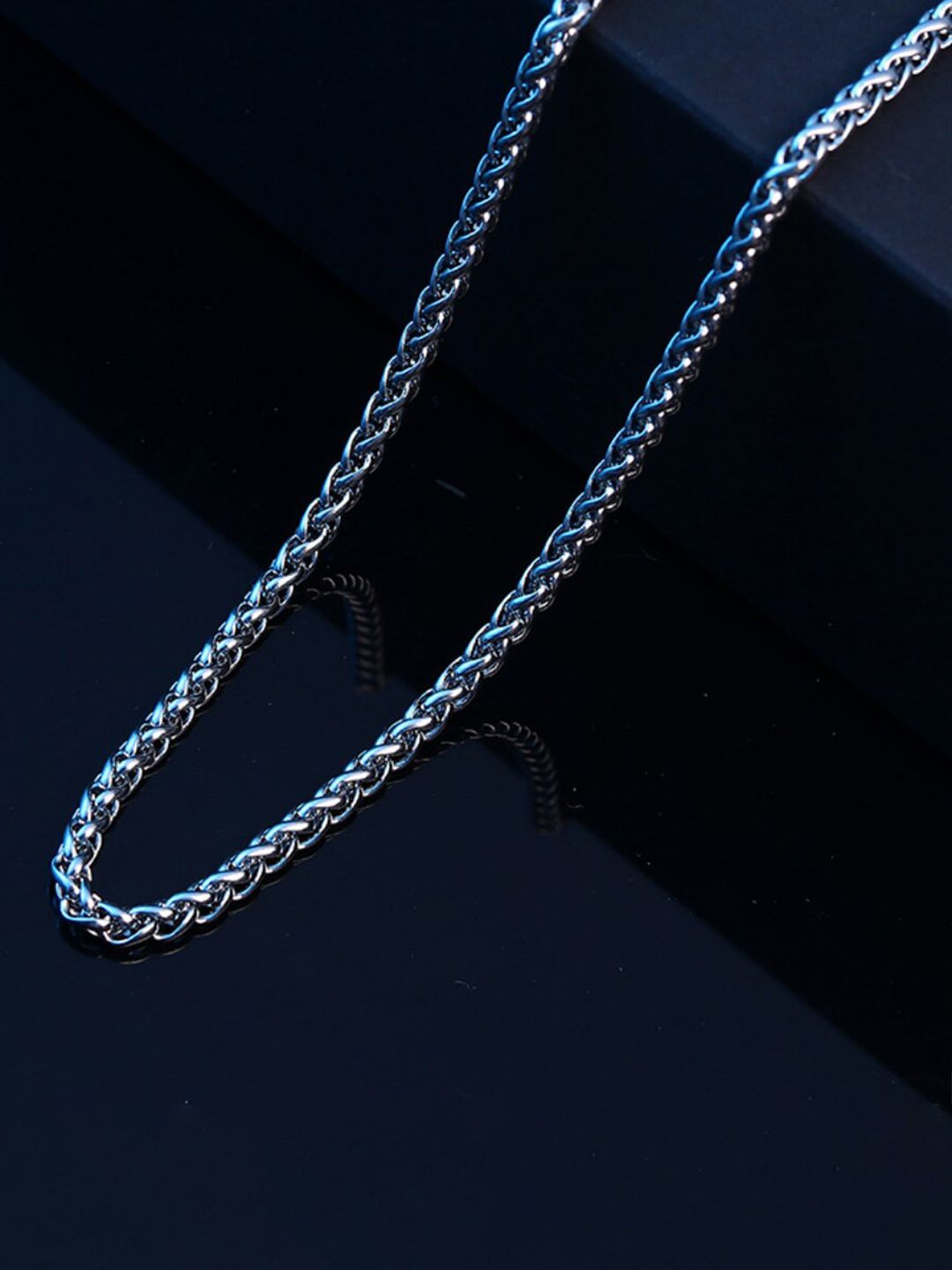 SALTY Silver-Toned Titan Chain