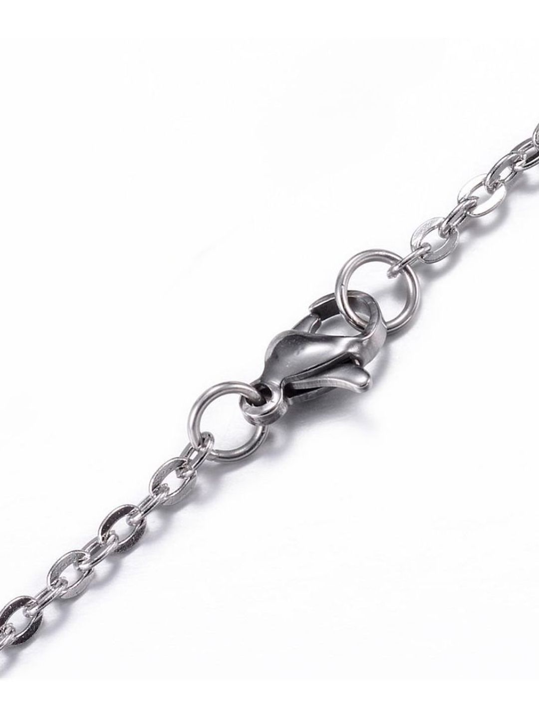SALTY Stainless Steel Leaf Charm Chain