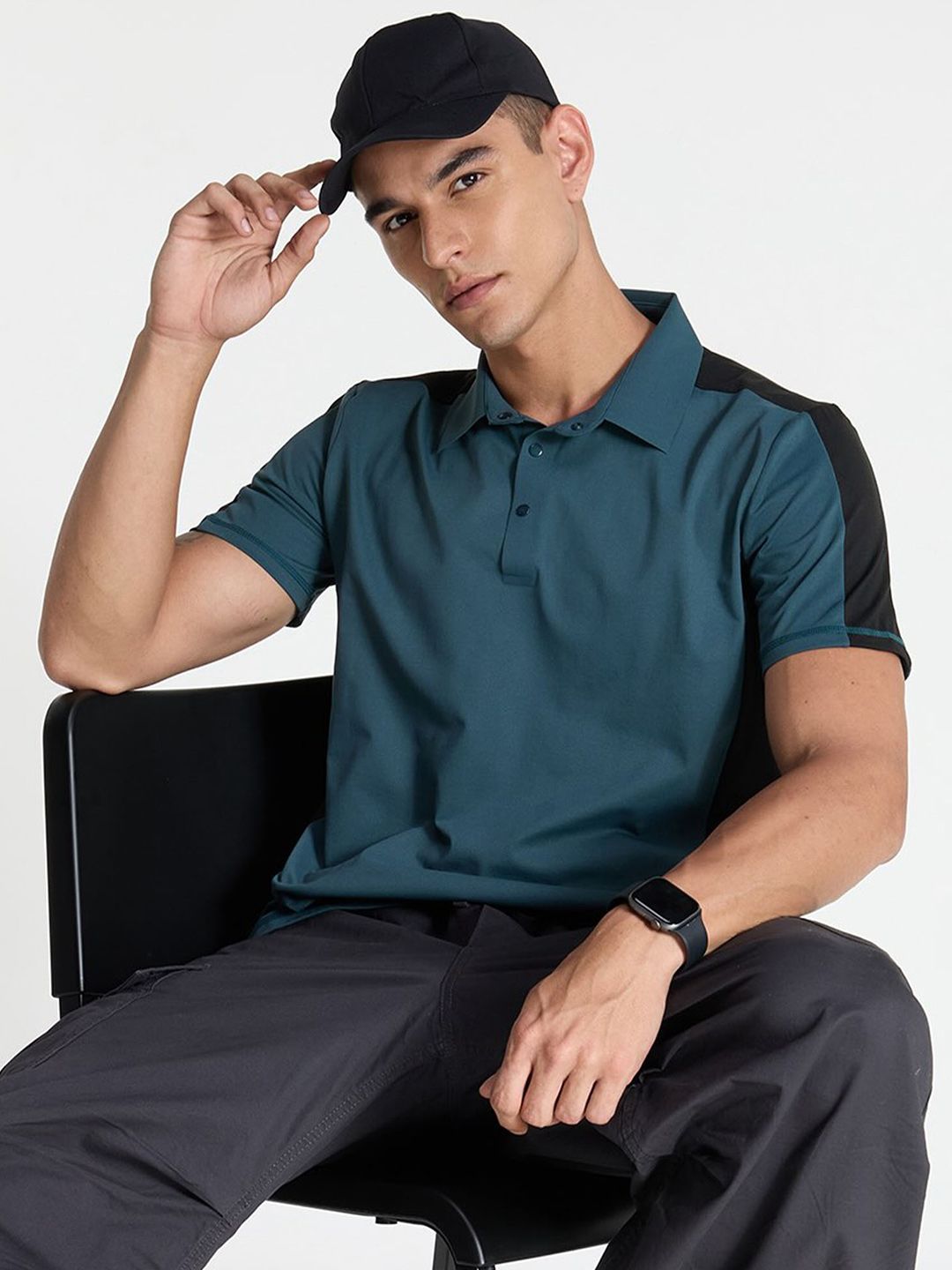 Jade Contrast Bonded Polo