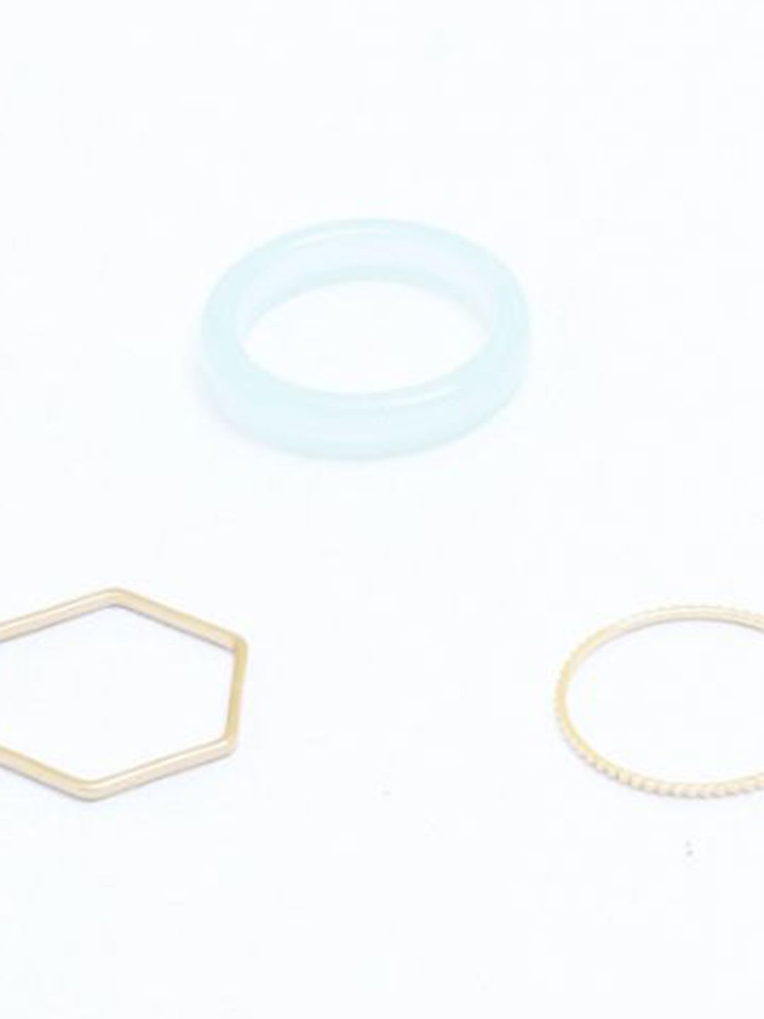 SALTY Set Of 5 Groove Stylish Adjustable Finger Ring
