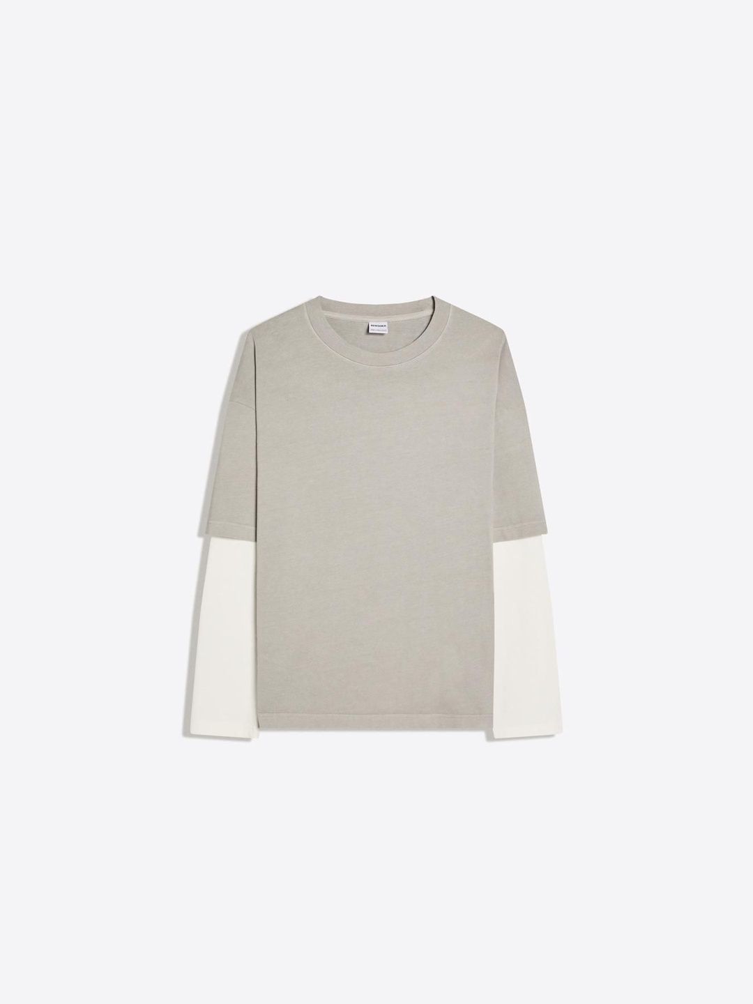Double sleeve print T-shirt