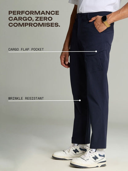 Navy Stride Cargo Pants