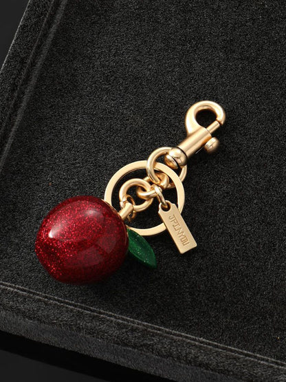SALTY Red Apple Bag Charm