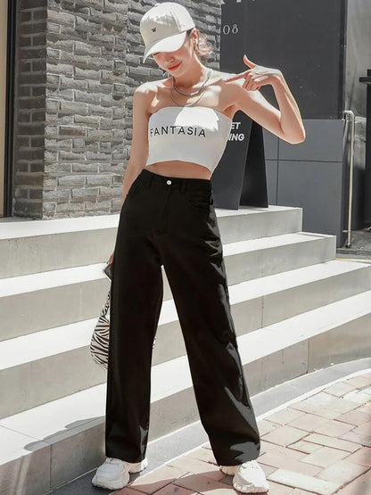 Women Straight Fit Clean Look Stretchable Jeans