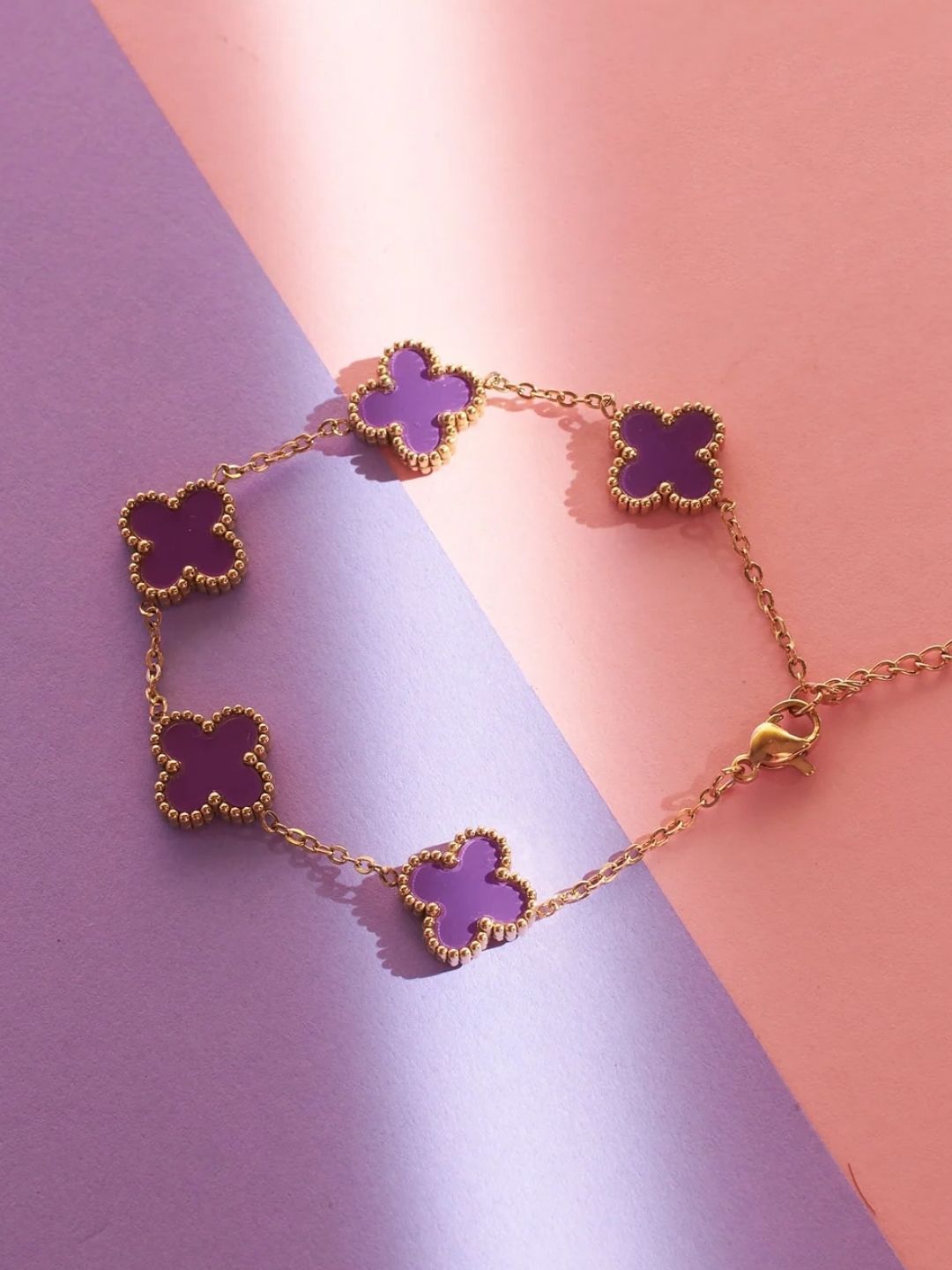 SALTY Pack of 2 Women 1920s Lucky Irish Bracelet